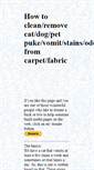 Mobile Screenshot of catpuke.bradleyusa.com